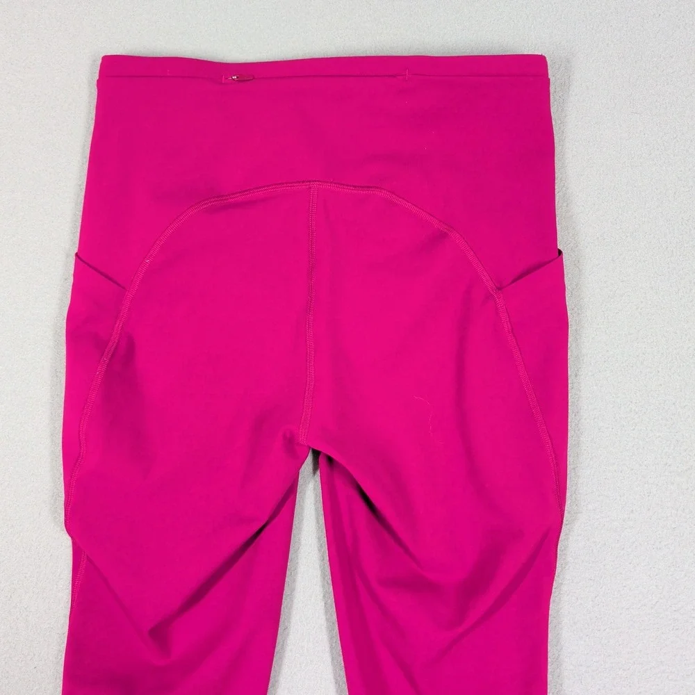 Lululemon Leggings Women 8‎ Pink Speed Up Crop Yoga Running Athletic Activewear